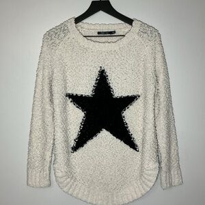 Doe & Rae Textured Cream Sweater